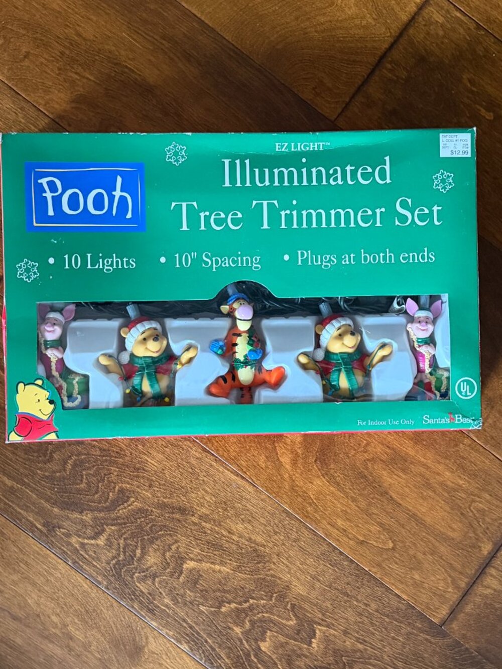 Winnie the PJooh Vintage Christmas Lights NEW